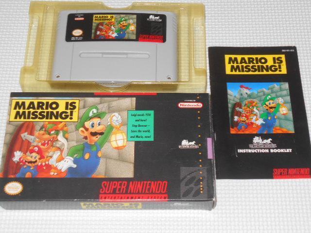 SFC★MARIO IS MISSING SNES 海外版 端子清掃済 < ゲーム本体/ソフト  SFC★MARIO IS MISSING SNES 海外版 端子清掃済  < ゲーム本体/ソフトの