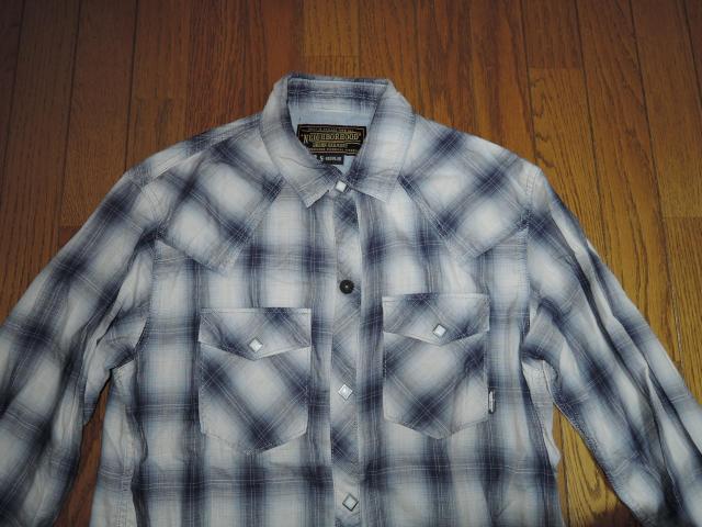 NEIGHBORHOOD ネイバーフッド RAWHIDE ウエスタン チェックシャツ S 薄手 長袖シャツ コンチョボタン < ブランド  NEIGHBORHOOD ネイバーフッド RAWHIDE ウエスタン チェックシャツ S 薄手 長袖シャツ コンチョボタン < ブランドの