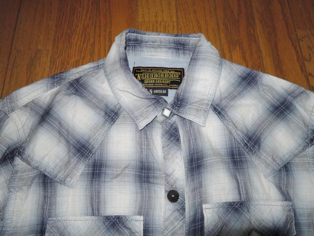 NEIGHBORHOOD ネイバーフッド RAWHIDE ウエスタン チェックシャツ S 薄手 長袖シャツ コンチョボタン < ブランド  NEIGHBORHOOD ネイバーフッド RAWHIDE ウエスタン チェックシャツ S 薄手 長袖シャツ コンチョボタン < ブランドの