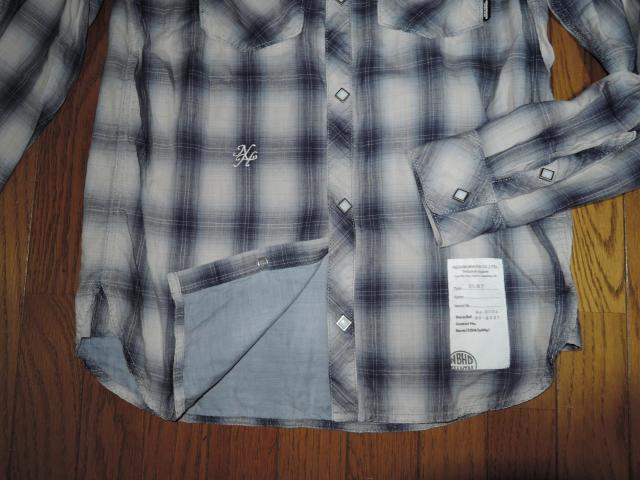 NEIGHBORHOOD ネイバーフッド RAWHIDE ウエスタン チェックシャツ S 薄手 長袖シャツ コンチョボタン < ブランド  NEIGHBORHOOD ネイバーフッド RAWHIDE ウエスタン チェックシャツ S 薄手 長袖シャツ コンチョボタン < ブランドの