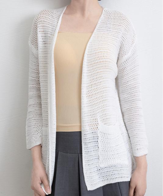 送料無料 新品 カーディガン メッシュトップス 薄手羽織 < 女性ファッション  送料無料 新品 カーディガン メッシュトップス 薄手羽織 < 女性ファッションの
