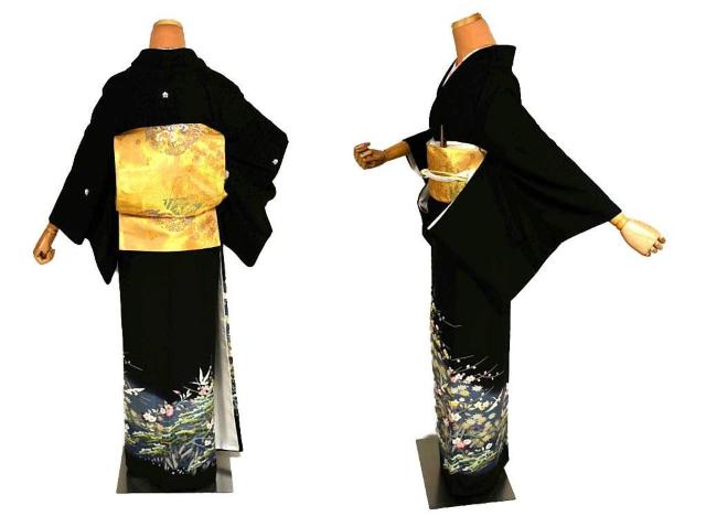 黒留袖 中古 送料無料 身丈156.5cm 裄62cm 最高峰 新品同様 本場加賀友禅 小田美知代 比翼付 結婚式 T3597 < 女性ファッション 黒留袖 中古 送料無料 身丈156.5cm 裄62cm 最高峰 新品同様 本場加賀友禅 小田美知代 比翼付 結婚式 T3597 < 女性ファッションの