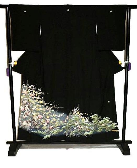 黒留袖 中古 送料無料 身丈156.5cm 裄62cm 最高峰 新品同様 本場加賀友禅 小田美知代 比翼付 結婚式 T3597 < 女性ファッション 黒留袖 中古 送料無料 身丈156.5cm 裄62cm 最高峰 新品同様 本場加賀友禅 小田美知代 比翼付 結婚式 T3597 < 女性ファッションの
