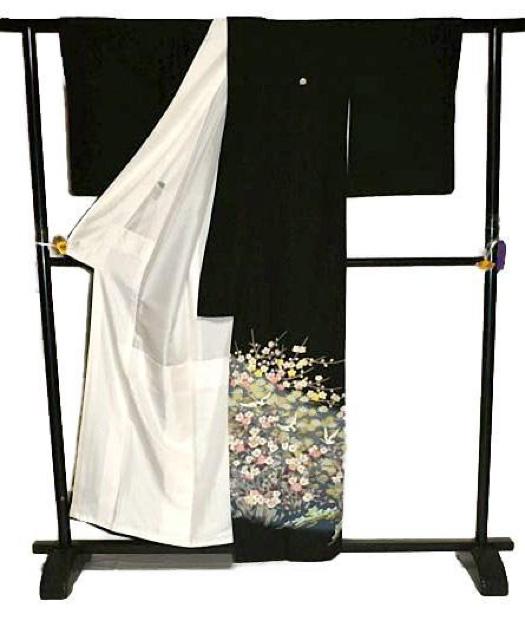黒留袖 中古 送料無料 身丈156.5cm 裄62cm 最高峰 新品同様 本場加賀友禅 小田美知代 比翼付 結婚式 T3597 < 女性ファッション 黒留袖 中古 送料無料 身丈156.5cm 裄62cm 最高峰 新品同様 本場加賀友禅 小田美知代 比翼付 結婚式 T3597 < 女性ファッションの