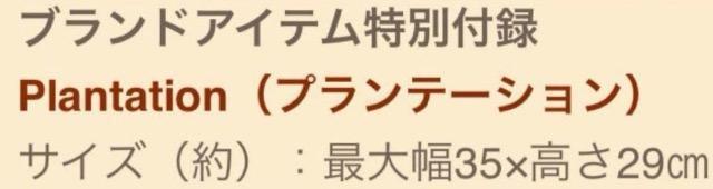 大人のおしゃれ手帖雑誌付録★Plantationプランテーション★ラウンドトート < 女性ファッション 大人のおしゃれ手帖雑誌付録★Plantationプランテーション★ラウンドトート < 女性ファッションの