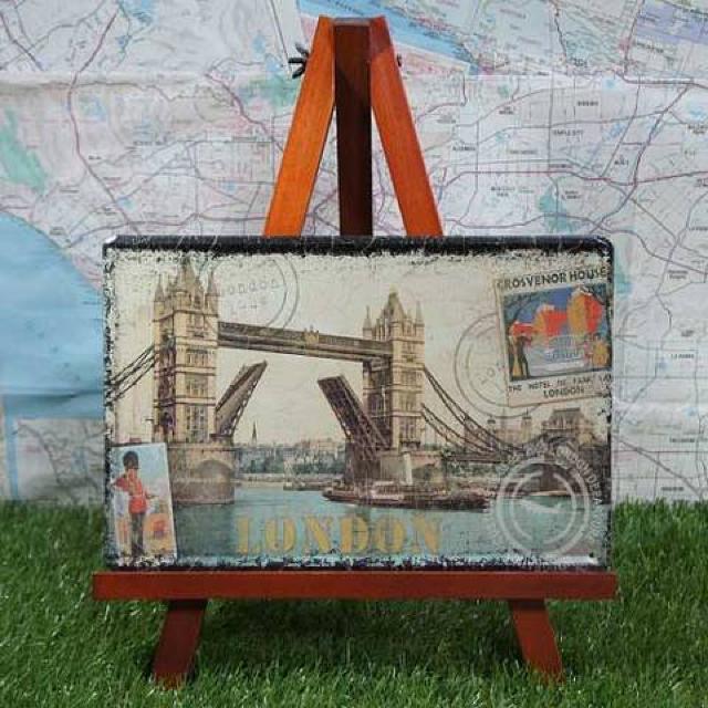 新品【ブリキ看板】London/ロンドン Tower Bridge < ホビー  新品【ブリキ看板】London/ロンドン Tower Bridge  < ホビーの