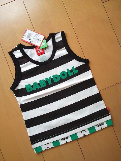 新品ボーダータンク110黒ベビードールBABYDOLLベビド < ブランド  新品ボーダータンク110黒ベビードールBABYDOLLベビド < ブランドの