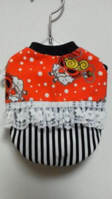 SALE ハンドメイド*ヒスミニTシャツ*モンロー柄・ストライプ・白・フリル・犬用*SS < ペット/手芸/園芸  SALE ハンドメイド*ヒスミニTシャツ*モンロー柄・ストライプ・白・フリル・犬用*SS  < ペット/手芸/園芸の