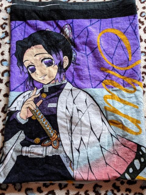 鬼滅☆タオルケット☆胡蝶しのぶ☆バスタオル☆ < アニメ/コミック/キャラクター  鬼滅☆タオルケット☆胡蝶しのぶ☆バスタオル☆  < アニメ/コミック/キャラクターの