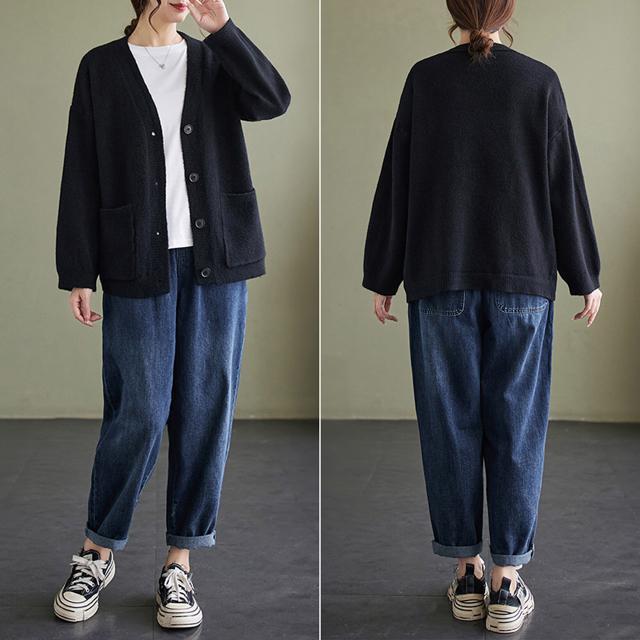 送料無料 新品 ニットカーディガンレディース 春秋冬韓国 < 女性ファッション  送料無料 新品 ニットカーディガンレディース 春秋冬韓国 < 女性ファッションの