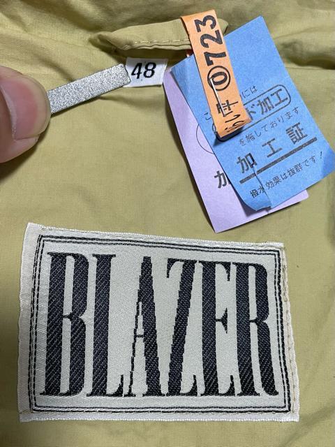 70's BLAZER Be[W WPbg@}X^[hFn@TCY48(XL)  MADE IN ITALY 73N  jt@bV 