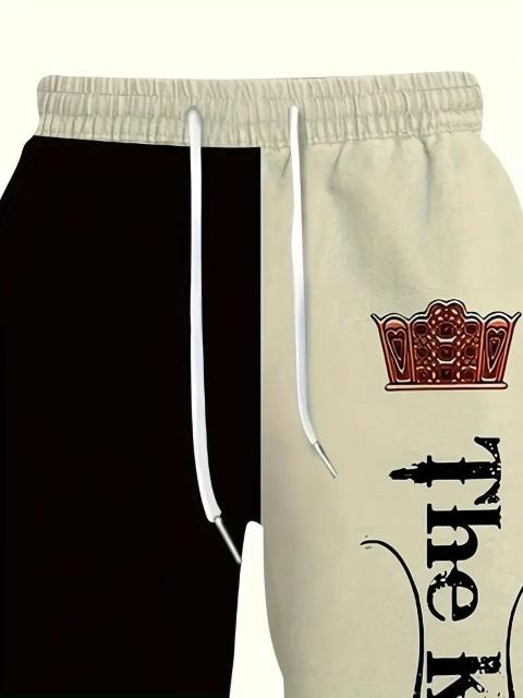 爆ヤス価格2590円★虎柄プリントのフード付きスーツ、フーディーとドローストリングパンツのセット USAサイズM(日本サイズXL) < 男性ファッション  爆ヤス価格2590円★虎柄プリントのフード付きスーツ、フーディーとドローストリングパンツのセット USAサイズM(日本サイズXL) < 男性ファッションの