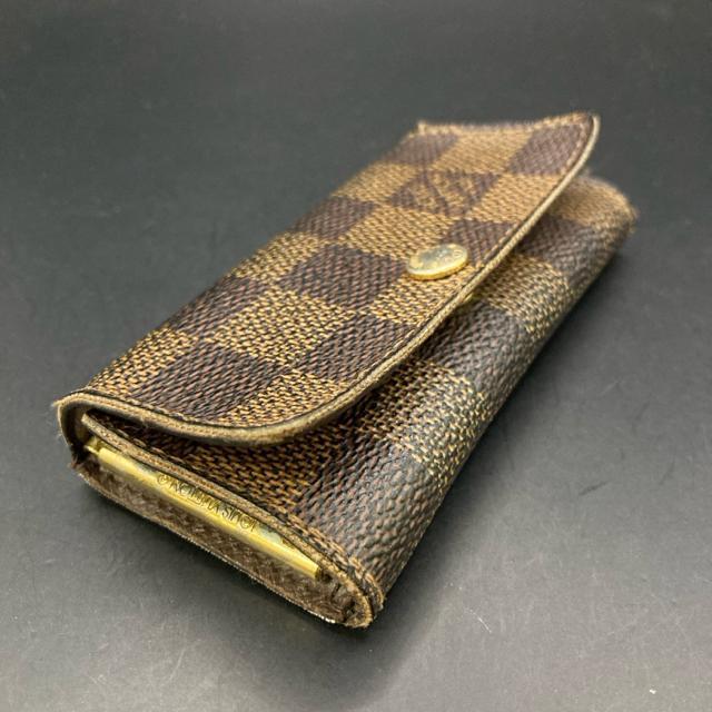 即決 LOUIS VUITTON ルイヴィトン ダミエ 4連 キーケース < ブランド  即決 LOUIS VUITTON ルイヴィトン ダミエ 4連 キーケース < ブランドの