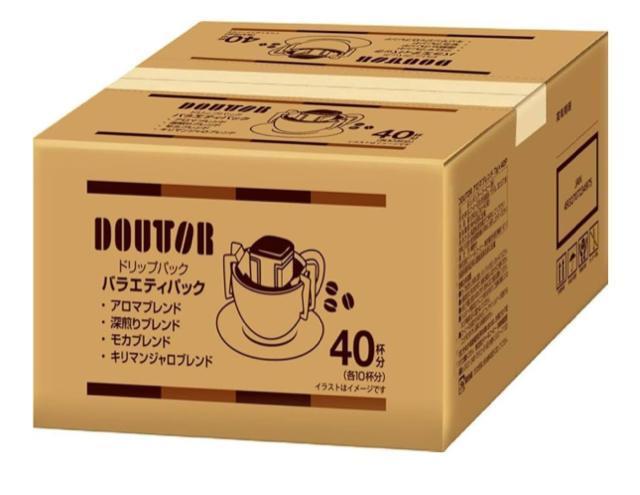 【40P】ドトールコーヒー ドリップパック バラエティアソート 4種×10袋 < グルメ/ドリンク 【40P】ドトールコーヒー ドリップパック バラエティアソート 4種×10袋 < グルメ/ドリンクの