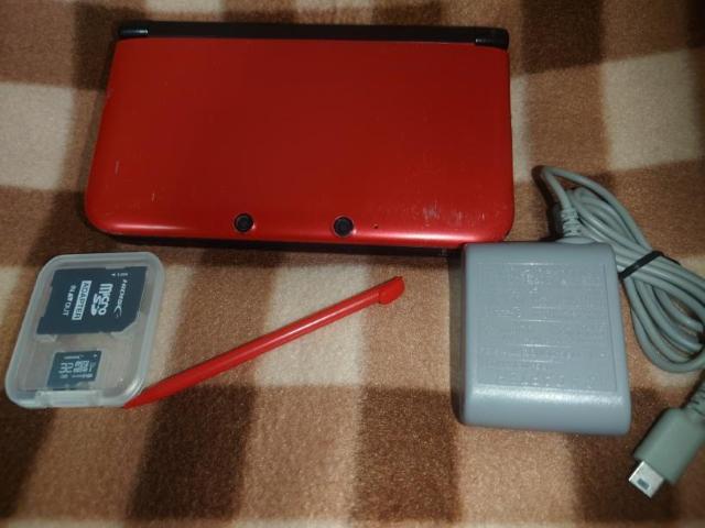【動作確認済み】32GBメモリ付き 3DSLL 本体 レッドXブラック < ゲーム本体/ソフト 【動作確認済み】32GBメモリ付き 3DSLL 本体 レッドXブラック < ゲーム本体/ソフトの