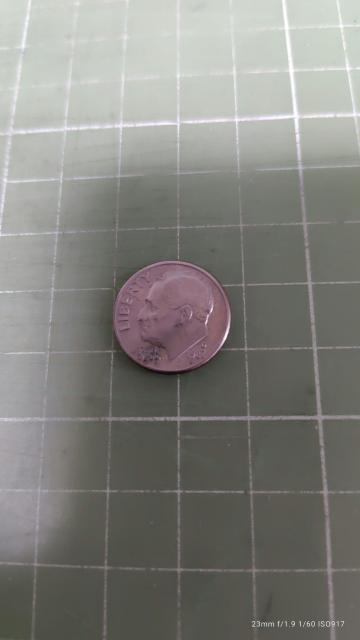 アメリカ10セント硬貨(1987D)♪ < ホビー アメリカ10セント硬貨(1987D)♪ < ホビーの