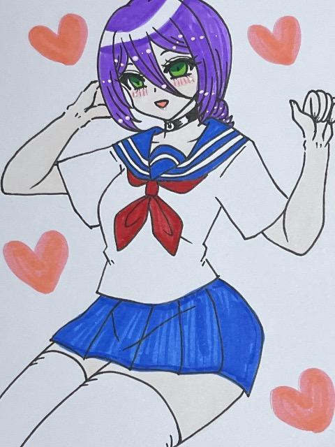 自作イラスト チェンソーマン レゼ ハガキサイズ 制服コスプレ < アニメ/コミック/キャラクター 自作イラスト チェンソーマン レゼ ハガキサイズ 制服コスプレ < アニメ/コミック/キャラクターの