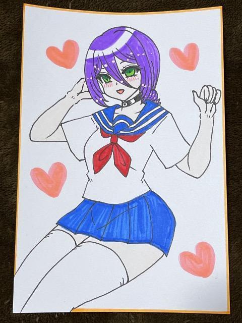 自作イラスト チェンソーマン レゼ ハガキサイズ 制服コスプレ < アニメ/コミック/キャラクター 自作イラスト チェンソーマン レゼ ハガキサイズ 制服コスプレ < アニメ/コミック/キャラクターの