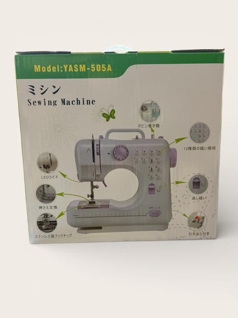 コンパクト多機能家庭用ミシン YASM-505A 12種ステッチ 低速高速切替 初心者向けコンパクト設計 軽量 静音 < ペット/手芸/園芸 コンパクト多機能家庭用ミシン YASM-505A 12種ステッチ 低速高速切替 初心者向けコンパクト設計 軽量 静音 < ペット/手芸/園芸の
