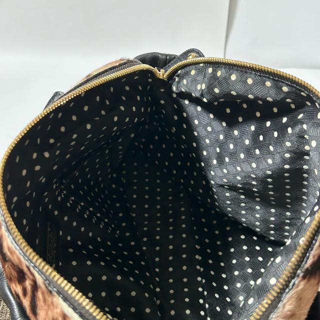 FURLA フルラ レザー ハラコ アニマル柄 ハンドバッグ トートバッグ レディース ブラック ベージュ < ブランド FURLA フルラ レザー ハラコ アニマル柄 ハンドバッグ トートバッグ レディース ブラック ベージュ < ブランドの