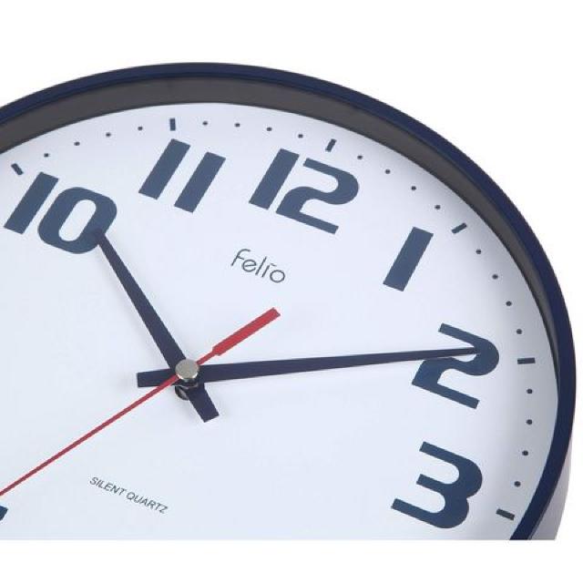 掛け時計 アナログ チュロス 静音 連続秒針 ネイビー < インテリア/ライフ  掛け時計 アナログ チュロス 静音 連続秒針 ネイビー < インテリア/ライフの