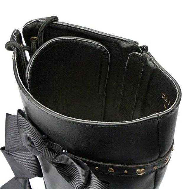 送料無料! クイーンビー レディ リボン ロングブーツ(ホワイト) < 女性ファッション  送料無料! クイーンビー レディ リボン ロングブーツ(ホワイト) < 女性ファッションの