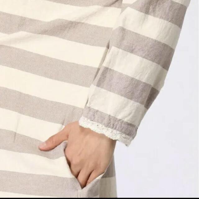 新品タグ付き  Samansa Mos2  レース付ボーダーワンピース < 女性ファッション  新品タグ付き  Samansa Mos2  レース付ボーダーワンピース < 女性ファッションの