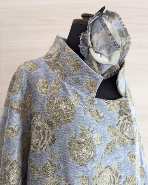 4298SHIZUKA KOMURO/コムロシズカ/シズカコムロ/シヅカコムロ/コムロシヅカ/花柄ジャケット/コート/コサージュ付 < ブランド 4298SHIZUKA KOMURO/コムロシズカ/シズカコムロ/シヅカコムロ/コムロシヅカ/花柄ジャケット/コート/コサージュ付 < ブランドの