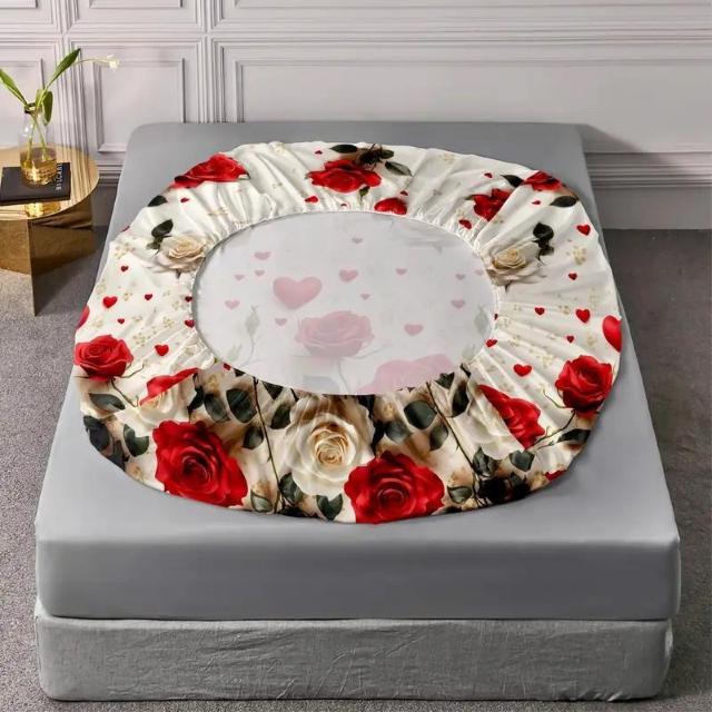 爆ヤス価格2490円★3枚セットの赤と白の薔薇クラスター、ベッドシートと枕カバー 2枚 120cm×200cm < インテリア/ライフ 爆ヤス価格2490円★3枚セットの赤と白の薔薇クラスター、ベッドシートと枕カバー 2枚 120cm×200cm < インテリア/ライフの