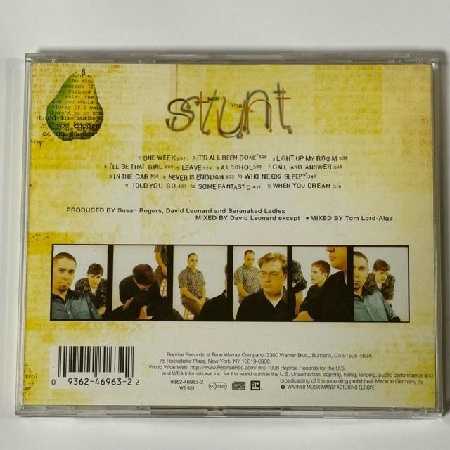 barenaked ladis / Stunt < CD/DVD/ビデオ  barenaked ladis / Stunt < CD/DVD/ビデオの