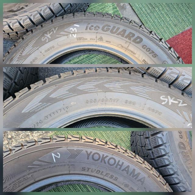 バリ溝!年式19 YOKOHAMA ICE GUARD G075  17インチスタッドレスタイヤ225/60R17 99Q < 自動車/バイク バリ溝!年式19 YOKOHAMA ICE GUARD G075  17インチスタッドレスタイヤ225/60R17 99Q < 自動車/バイク