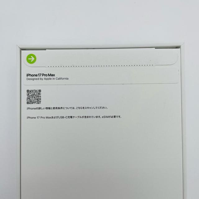 gp iPhone 17 Pro Max 512 GB SIMt[ {  Ɠd/AV 