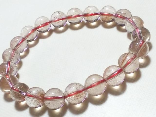 天然石★レッドルチル 8mm ブレス < 女性アクセサリー/時計 天然石★レッドルチル 8mm ブレス < 女性アクセサリー/時計の