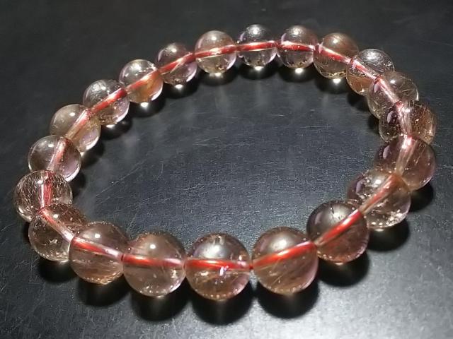 天然石★レッドルチル 8mm ブレス < 女性アクセサリー/時計 天然石★レッドルチル 8mm ブレス < 女性アクセサリー/時計の
