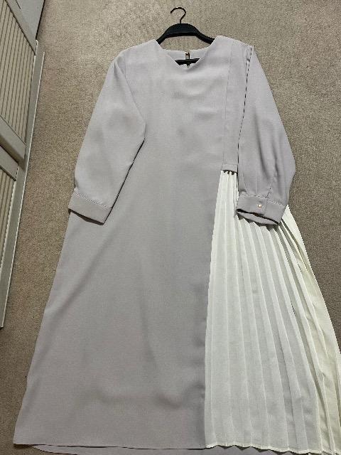 サイドプリーツ切り替えワンピース < ブランド サイドプリーツ切り替えワンピース < ブランドの