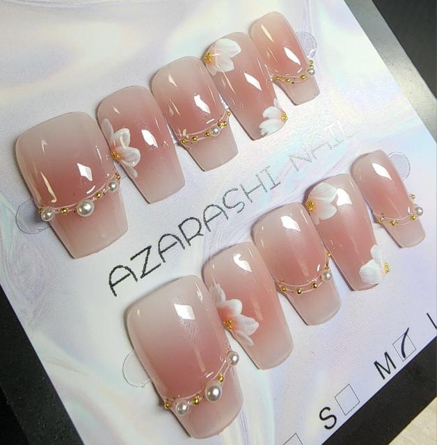 �`�[�N �Ԗ͗l �p�[�� �l�C���`�b�v M�T�C�Y �� ����/�R�X��/�l�C���� 