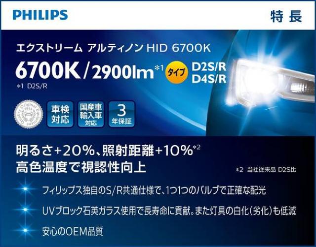 PHILIPS wbhCg HID ou D2S/D2Rp 6700K  /oCN