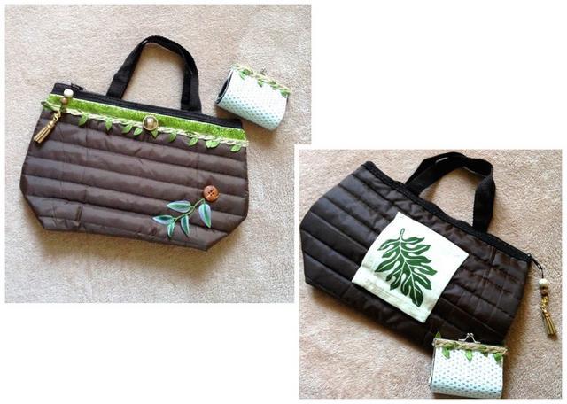 麻ライン&ラメレース◆ トートバッグ がま口 コインケース < 女性ファッション  麻ライン&ラメレース◆ トートバッグ がま口 コインケース  < 女性ファッションの