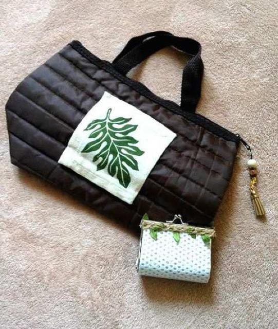 麻ライン&ラメレース◆ トートバッグ がま口 コインケース < 女性ファッション  麻ライン&ラメレース◆ トートバッグ がま口 コインケース < 女性ファッションの