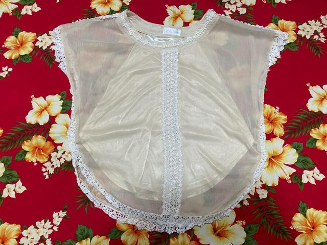 ファビュラス☆上品☆ベージュレーストップス☆ < 女性ファッション  ファビュラス☆上品☆ベージュレーストップス☆  < 女性ファッションの