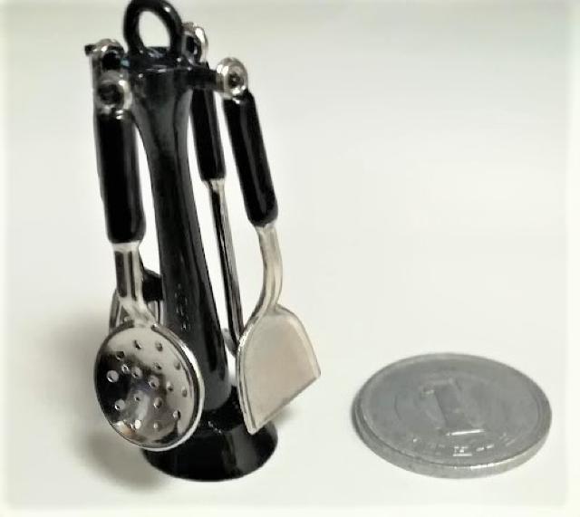 ミニチュア★スタンドキッチンツール★調理器具★A★黒★ < おもちゃ  ミニチュア★スタンドキッチンツール★調理器具★A★黒★ < おもちゃの