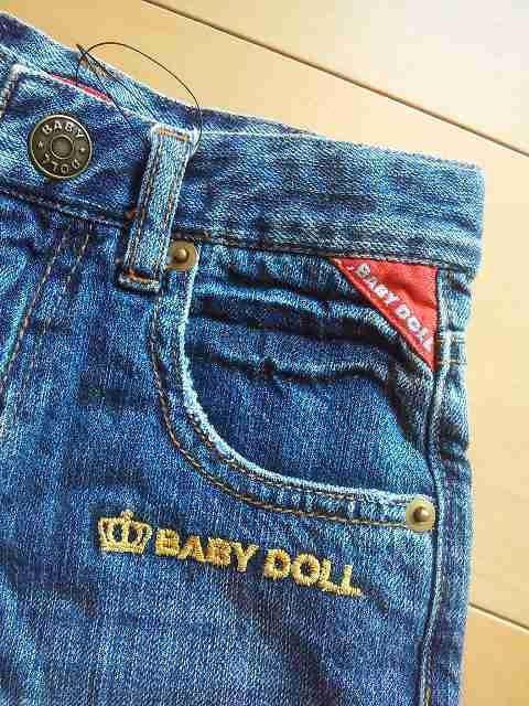 新品デニムロングパンツ100ベビードールBABYDOLLベビド < ブランド  新品デニムロングパンツ100ベビードールBABYDOLLベビド < ブランドの
