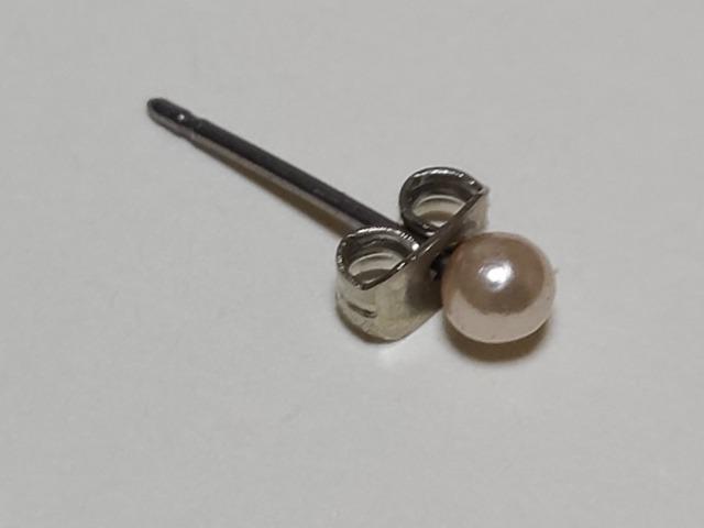 送料無料/パール3oボールピアス片耳用 < 男性アクセサリー/時計  送料無料/パール3oボールピアス片耳用  < 男性アクセサリー/時計の