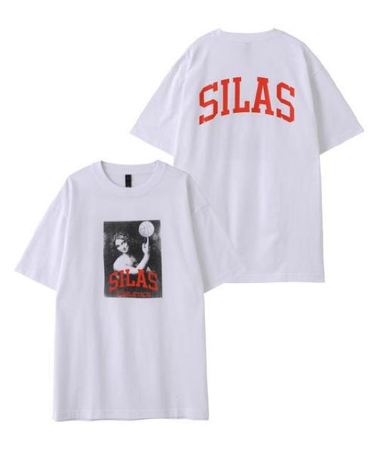 �V�i SILAS �T�C���X T�V���c M �� ATHLETIC PRINT S/S TEE �t�H�g �v�����g  �� �u�����h�� 