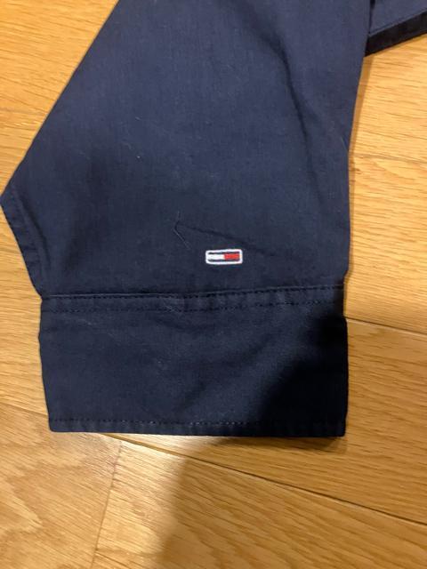 TOMMYJEANS トリコロール 長袖厚手シャツ 大きいsizeXXL→XL  トミーヒルフィガー < ブランド  TOMMYJEANS トリコロール 長袖厚手シャツ 大きいsizeXXL→XL  トミーヒルフィガー < ブランドの