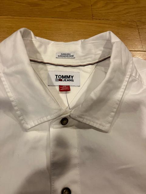 TOMMYJEANS トリコロール 長袖厚手シャツ 大きいsizeXXL→XL  トミーヒルフィガー < ブランド  TOMMYJEANS トリコロール 長袖厚手シャツ 大きいsizeXXL→XL  トミーヒルフィガー < ブランドの