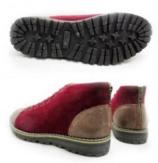 1円~C883新品Dedes編上げ/ジップアップブーツ25aRED♂ < 男性ファッション 1円~C883新品Dedes編上げ/ジップアップブーツ25aRED♂ < 男性ファッションの