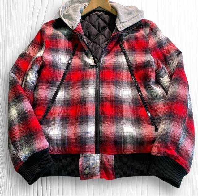 90's �u���]�� ���ȓ��� �I���u���`�F�b�N �A�E�^�[ ���B���e�[�W L�T�C�Y �W���P�b�g in the attic �� �j���t�@�b�V������ 