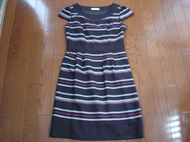 ★anysis エニィシィス ボーダーデザインウール混ワンピース★クローゼット整理価格! < ブランド ★anysis エニィシィス ボーダーデザインウール混ワンピース★クローゼット整理価格! < ブランドの