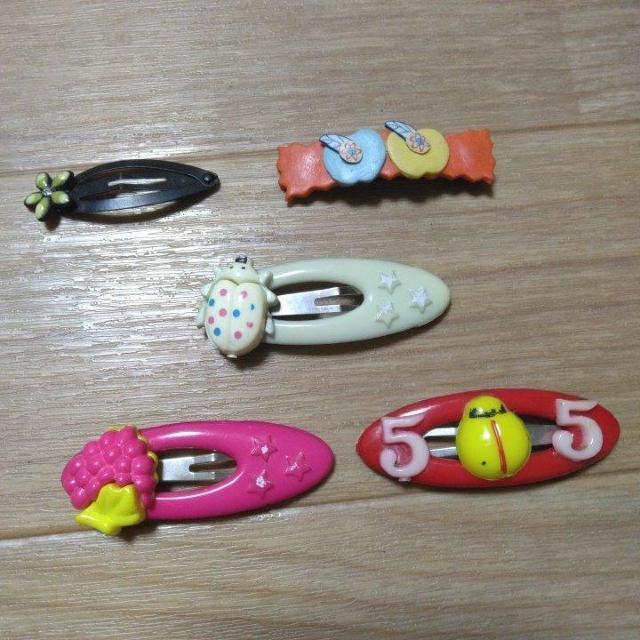 ヘアピン 5つ < キッズ/ベビー ヘアピン 5つ < キッズ/ベビーの